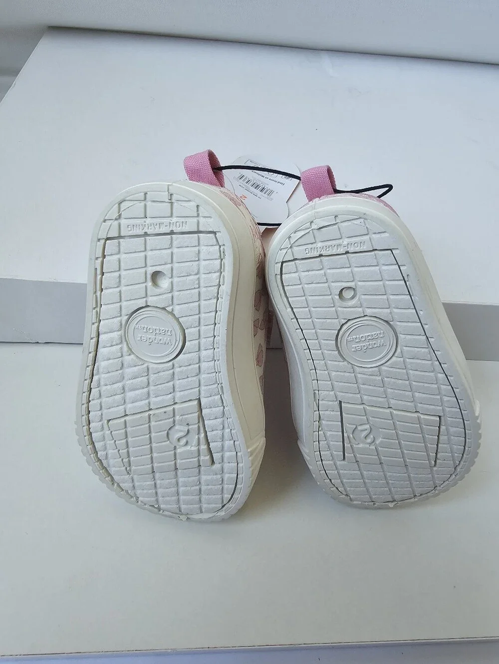 Wonder Nation Pink Bow Canvas Sneakers Toddler - NWT (Sizes 4 & 6 Available)